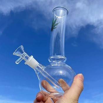 ガラスパイプ、ガラスボング 喫煙具 ガラスボング BOZZ Glass Mini Bong (003) ミニサイズ 水